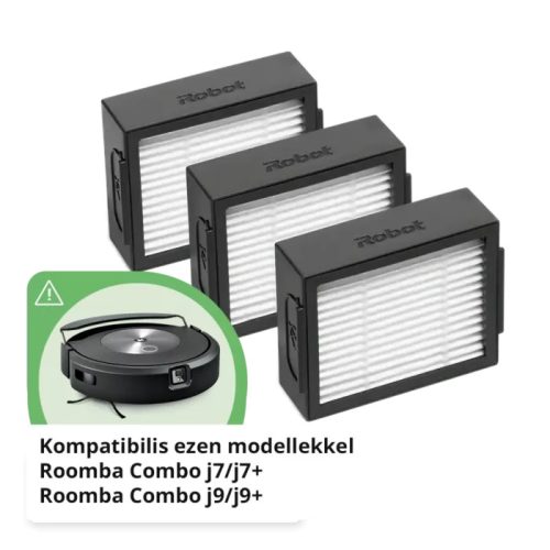  3 db-os szűrő csomag Roomba Combo j7 és j9 C10 max sorozathoz 
